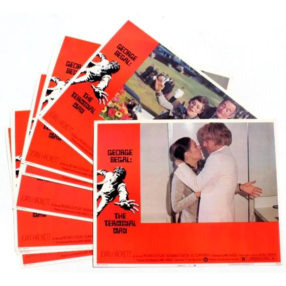 8 Vtg The Terminal Man Movie Promo T.V. Film Press Kit / Lobby Card Stills 11X14 - Picture 1 of 3